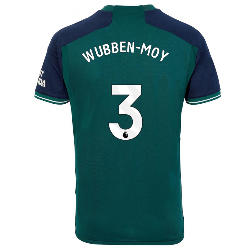 Niño Camiseta Lotte Wubben-Moy #3 Verde Equipación Tercera 2023/24 La Camisa Argentina