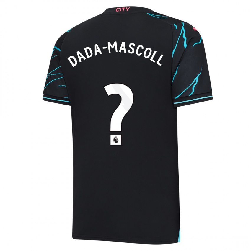Niño Camiseta Isaiah Dada-Mascoll #0 Azul Oscuro Equipación Tercera 2023/24 La Camisa Argentina