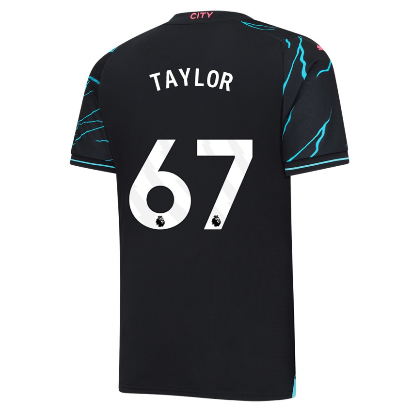 Niño Camiseta Kane Taylor #67 Azul Oscuro Equipación Tercera 2023/24 La Camisa Argentina