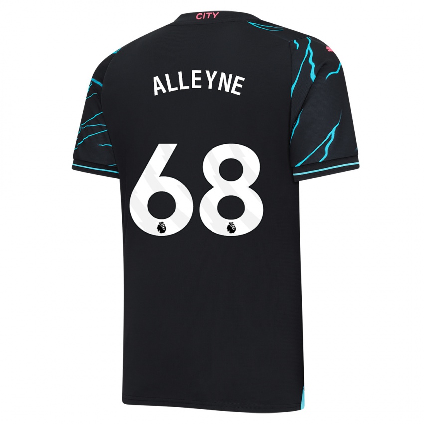 Niño Camiseta Max Alleyne #68 Azul Oscuro Equipación Tercera 2023/24 La Camisa Argentina