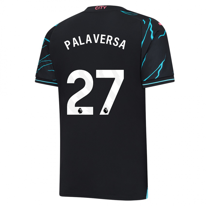 Niño Camiseta Ante Palaversa #27 Azul Oscuro Equipación Tercera 2023/24 La Camisa Argentina