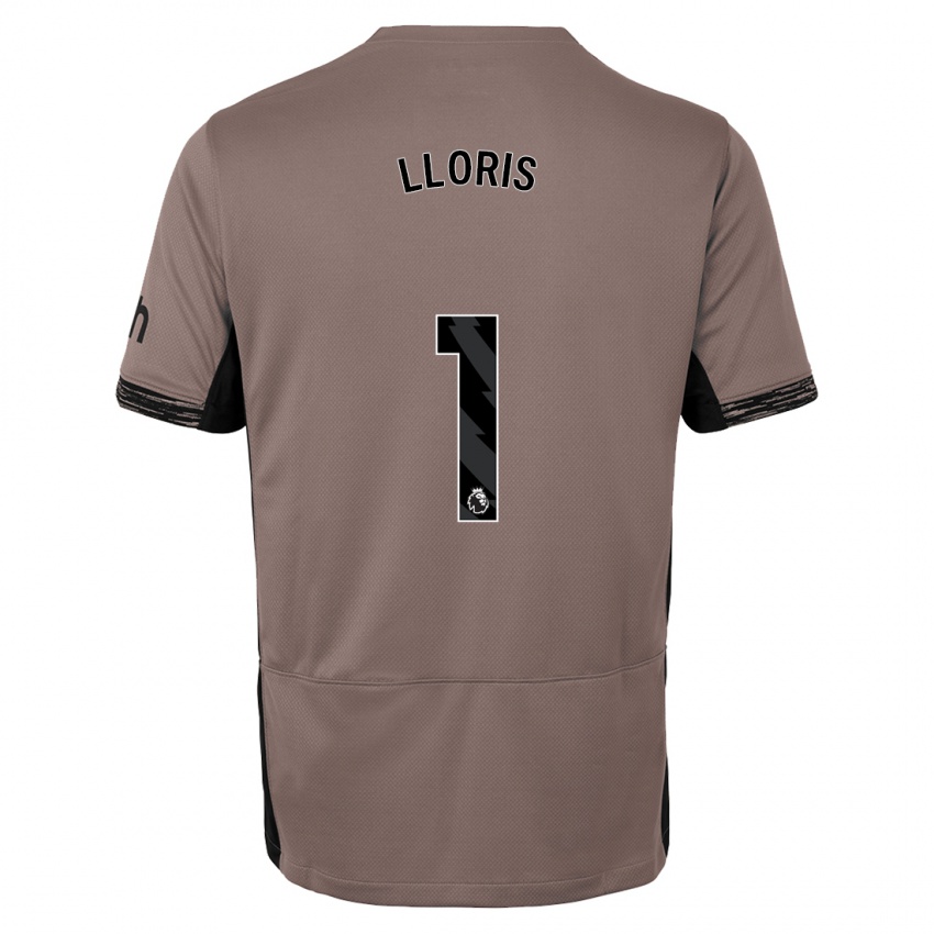 Niño Camiseta Hugo Lloris #1 Beige Obscuro Equipación Tercera 2023/24 La Camisa Argentina