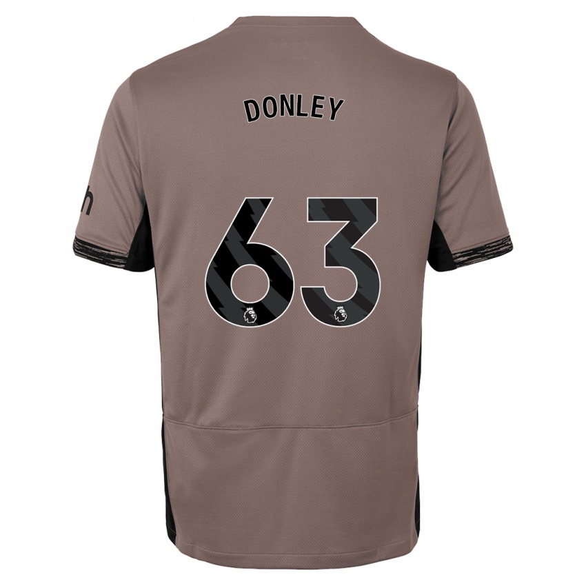 Niño Camiseta Jamie Donley #63 Beige Obscuro Equipación Tercera 2023/24 La Camisa Argentina