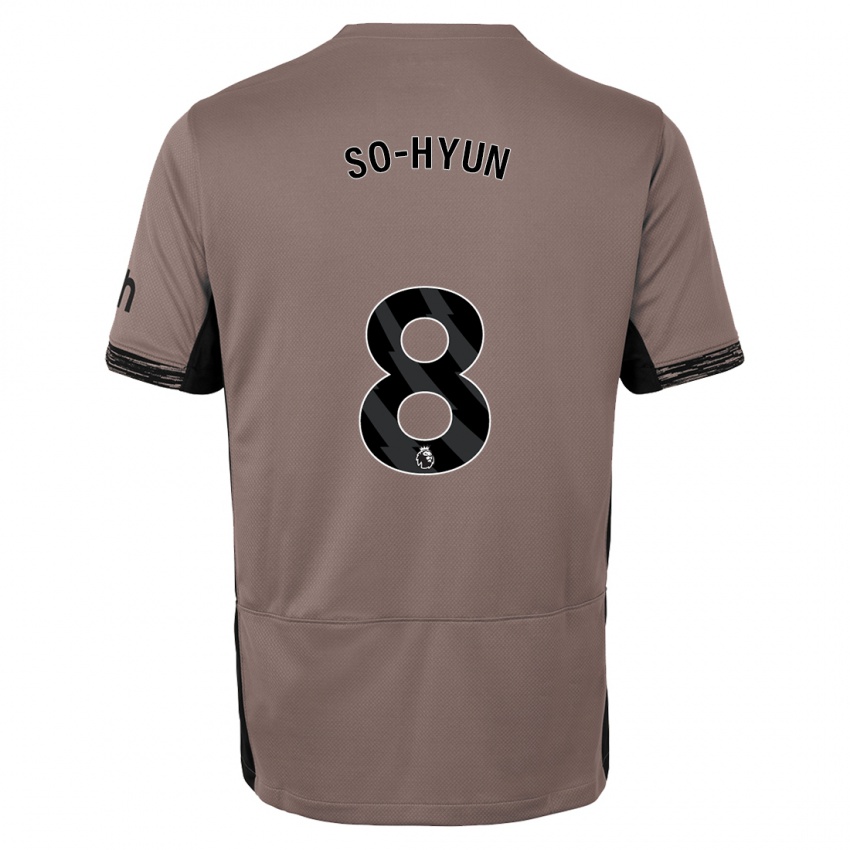 Niño Camiseta Cho So-Hyun #8 Beige Obscuro Equipación Tercera 2023/24 La Camisa Argentina