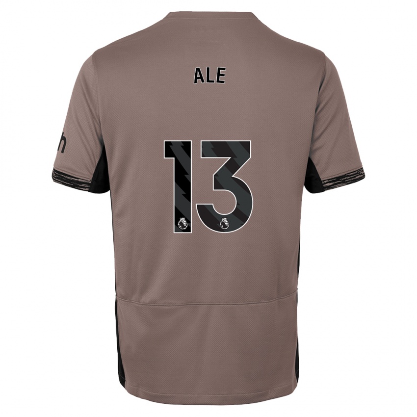 Niño Camiseta Asmita Ale #13 Beige Obscuro Equipación Tercera 2023/24 La Camisa Argentina