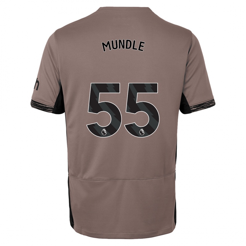 Niño Camiseta Romaine Mundle #55 Beige Obscuro Equipación Tercera 2023/24 La Camisa Argentina