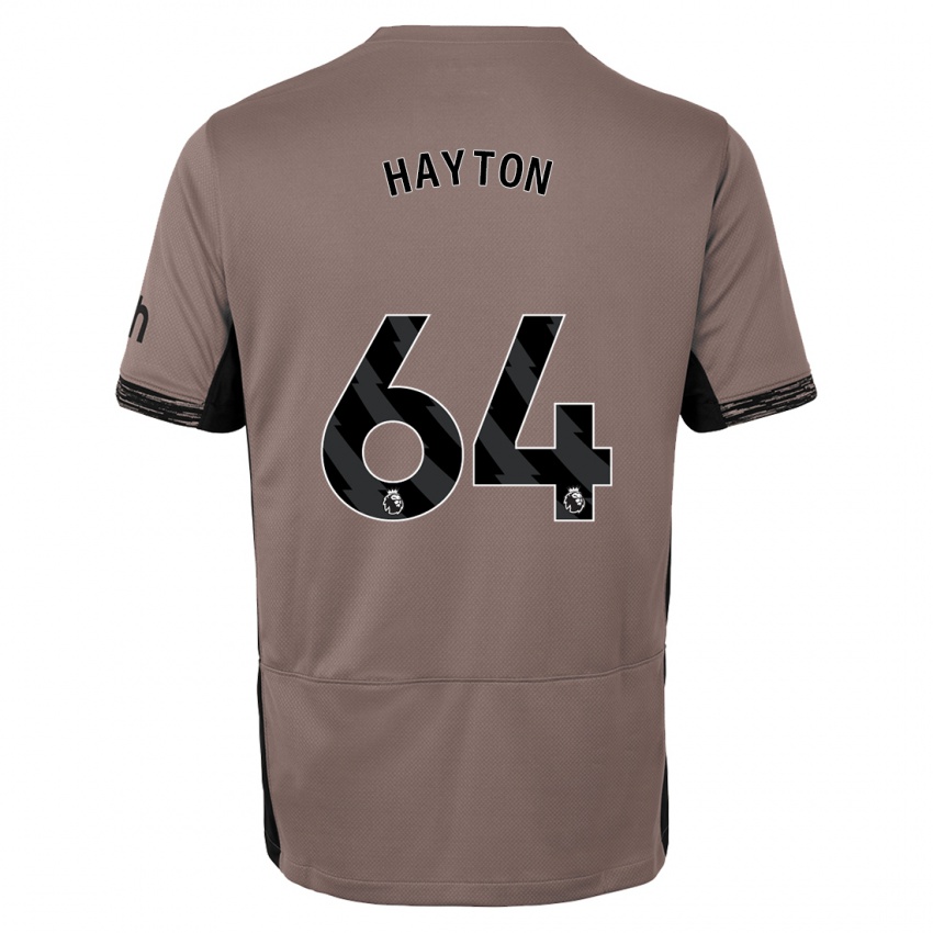 Niño Camiseta Adam Hayton #64 Beige Obscuro Equipación Tercera 2023/24 La Camisa Argentina