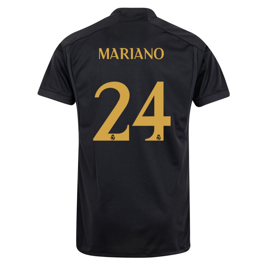 Niño Camiseta Mariano Diaz #24 Negro Equipación Tercera 2023/24 La Camisa Argentina