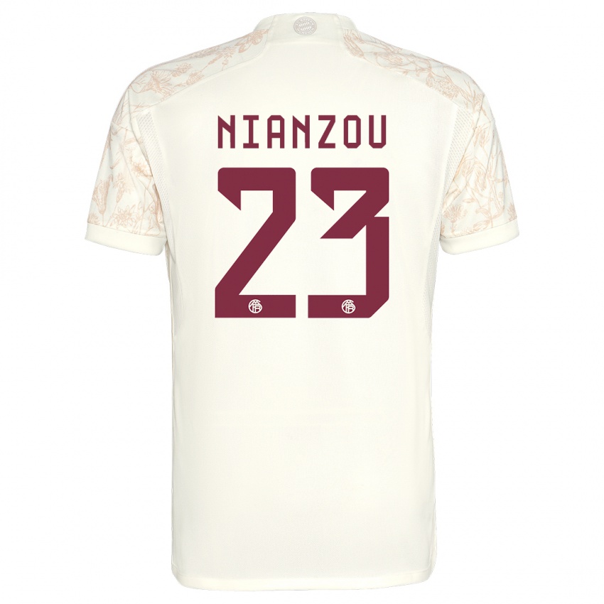 Niño Camiseta Tanguy Nianzou #23 Blanquecino Equipación Tercera 2023/24 La Camisa Argentina