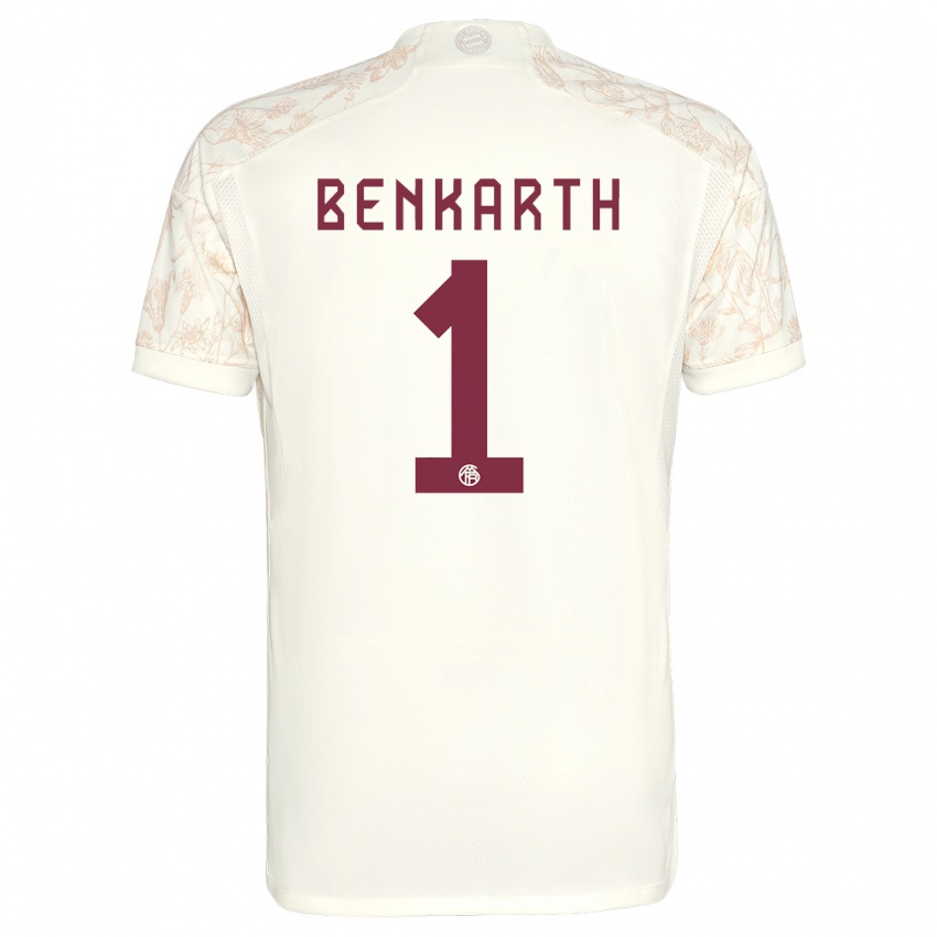 Niño Camiseta Laura Benkarth #1 Blanquecino Equipación Tercera 2023/24 La Camisa Argentina