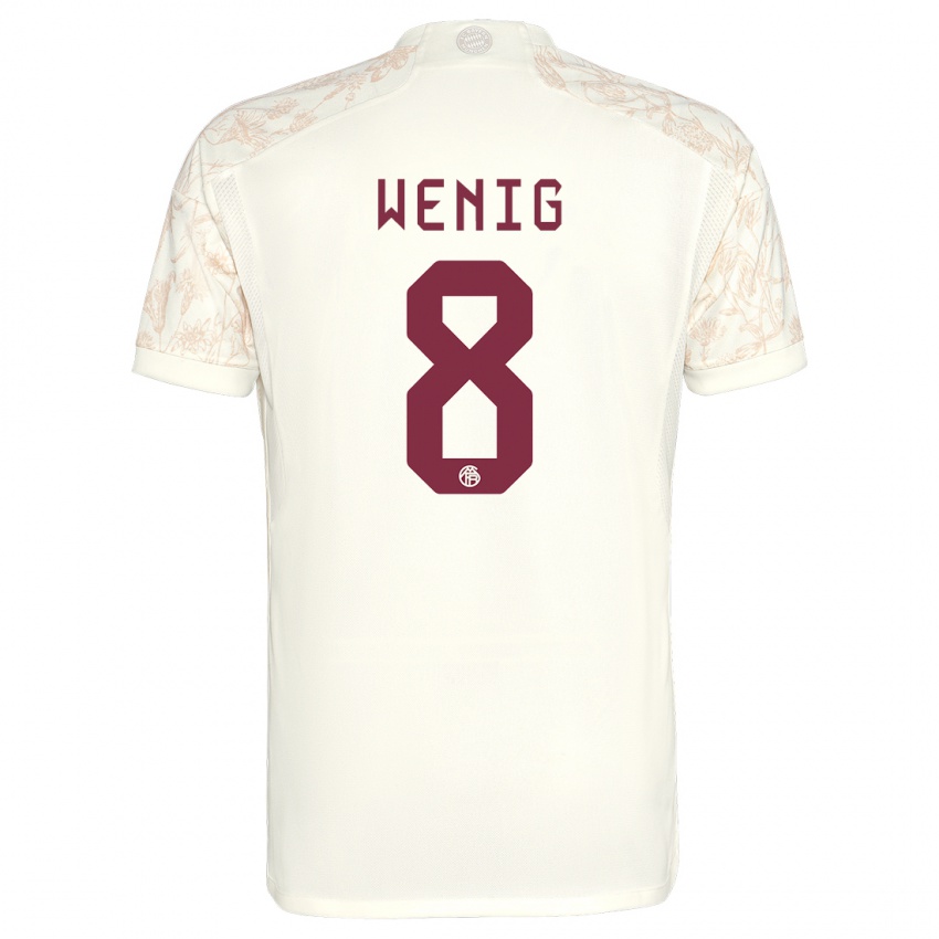 Niño Camiseta Marcel Wenig #8 Blanquecino Equipación Tercera 2023/24 La Camisa Argentina