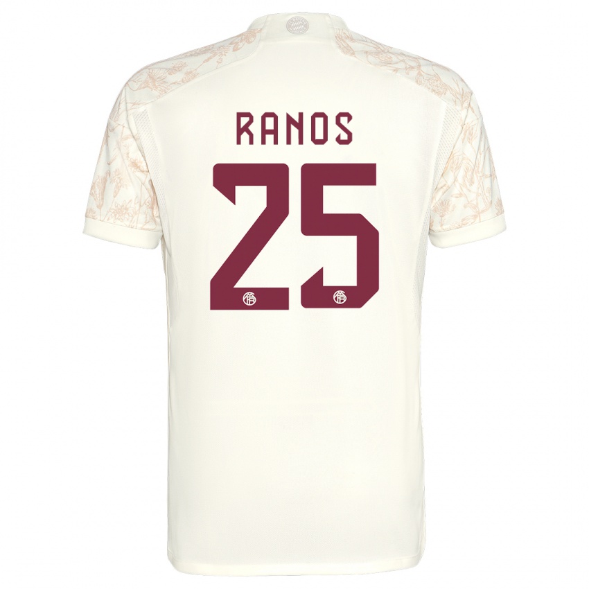 Niño Camiseta Grant-Leon Ranos #25 Blanquecino Equipación Tercera 2023/24 La Camisa Argentina