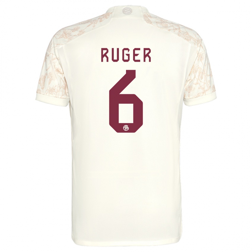 Niño Camiseta Kurt Ruger #6 Blanquecino Equipación Tercera 2023/24 La Camisa Argentina