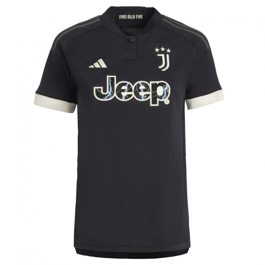 Niño Camiseta Daniele Rugani #24 Negro Equipación Tercera 2023/24 La Camisa Argentina