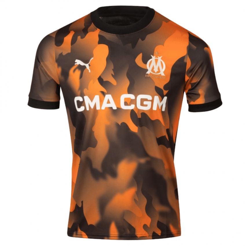 Niño Camiseta Maud Antoine #4 Negro Naranja Equipación Tercera 2023/24 La Camisa Argentina