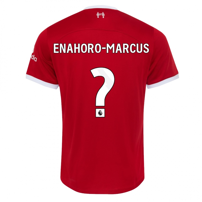 Hombre Camiseta Louis Enahoro-Marcus #0 Rojo 1ª Equipación 2023/24 La Camisa Argentina