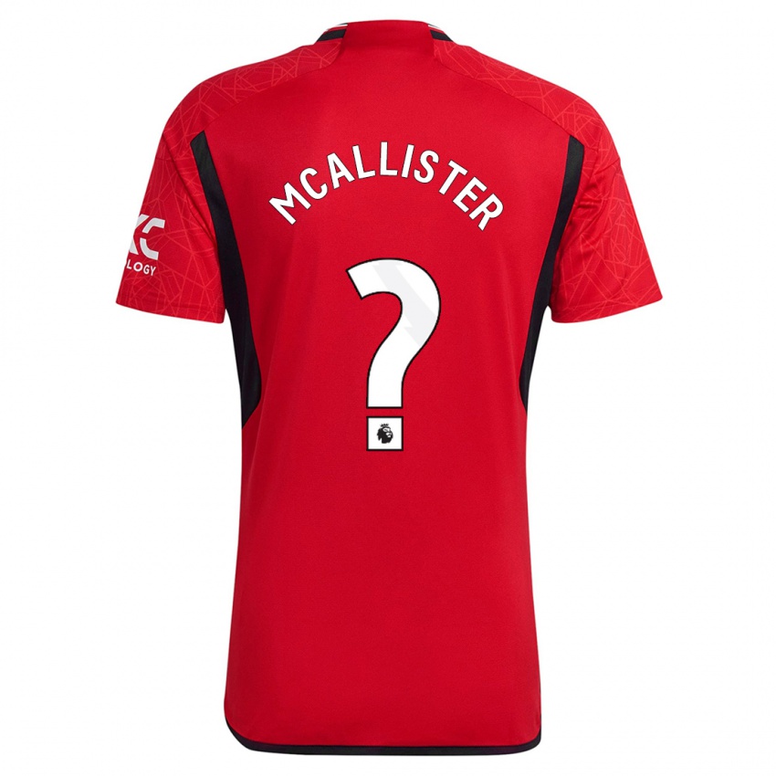 Hombre Camiseta Finley Mcallister #0 Rojo 1ª Equipación 2023/24 La Camisa Argentina