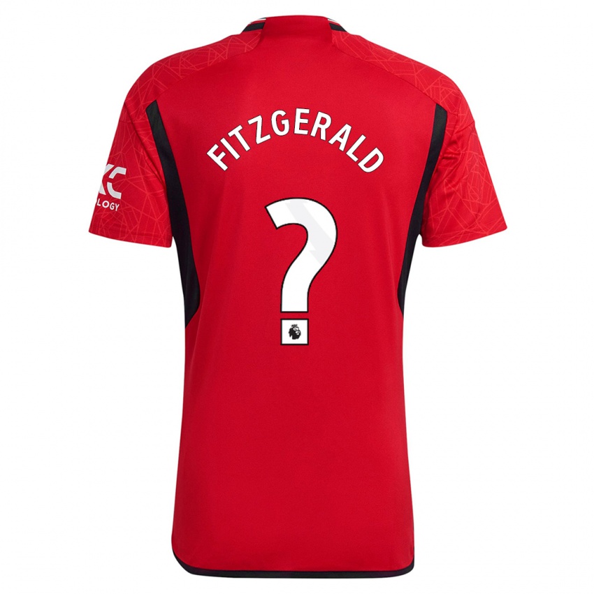 Hombre Camiseta Jayce Fitzgerald #0 Rojo 1ª Equipación 2023/24 La Camisa Argentina