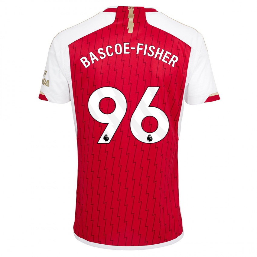 Hombre Camiseta Jakai Bascoe-Fisher #96 Rojo 1ª Equipación 2023/24 La Camisa Argentina