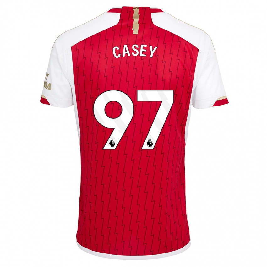 Hombre Camiseta Dan Casey #97 Rojo 1ª Equipación 2023/24 La Camisa Argentina
