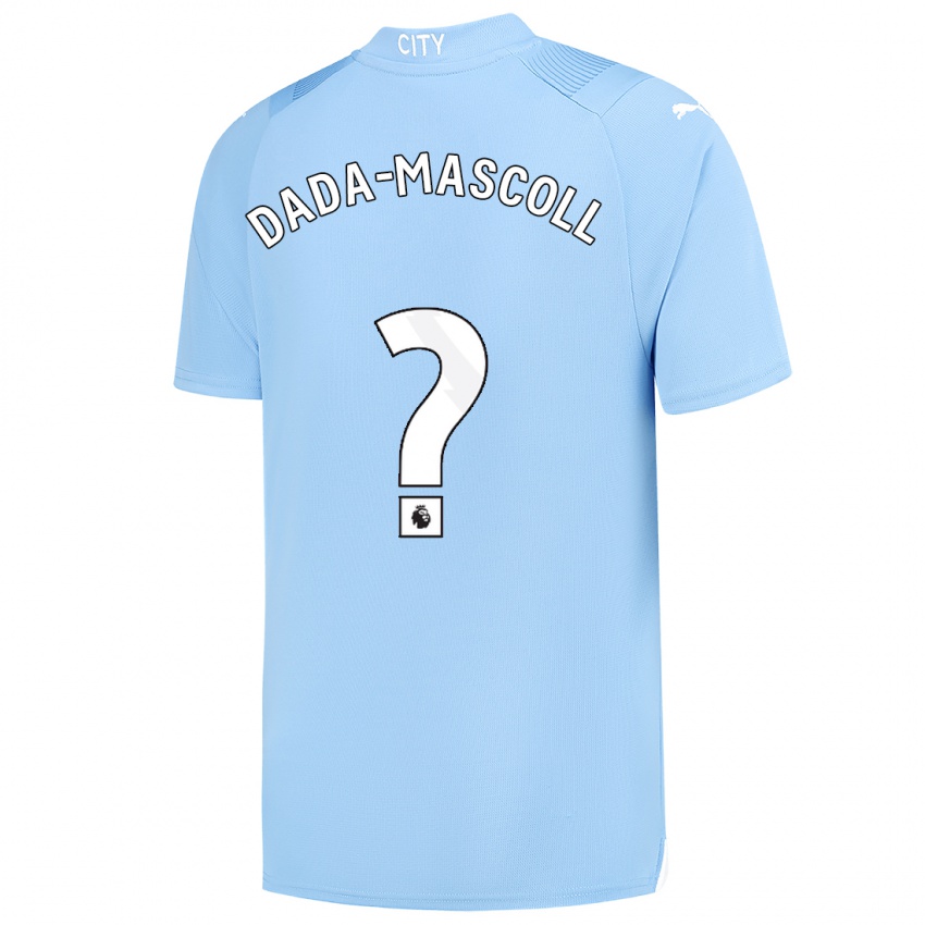 Hombre Camiseta Isaiah Dada-Mascoll #0 Azul Claro 1ª Equipación 2023/24 La Camisa Argentina