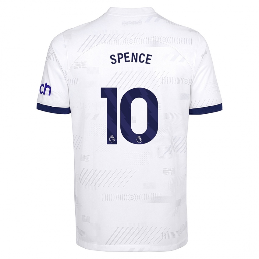 Hombre Camiseta Drew Spence #10 Blanco 1ª Equipación 2023/24 La Camisa Argentina