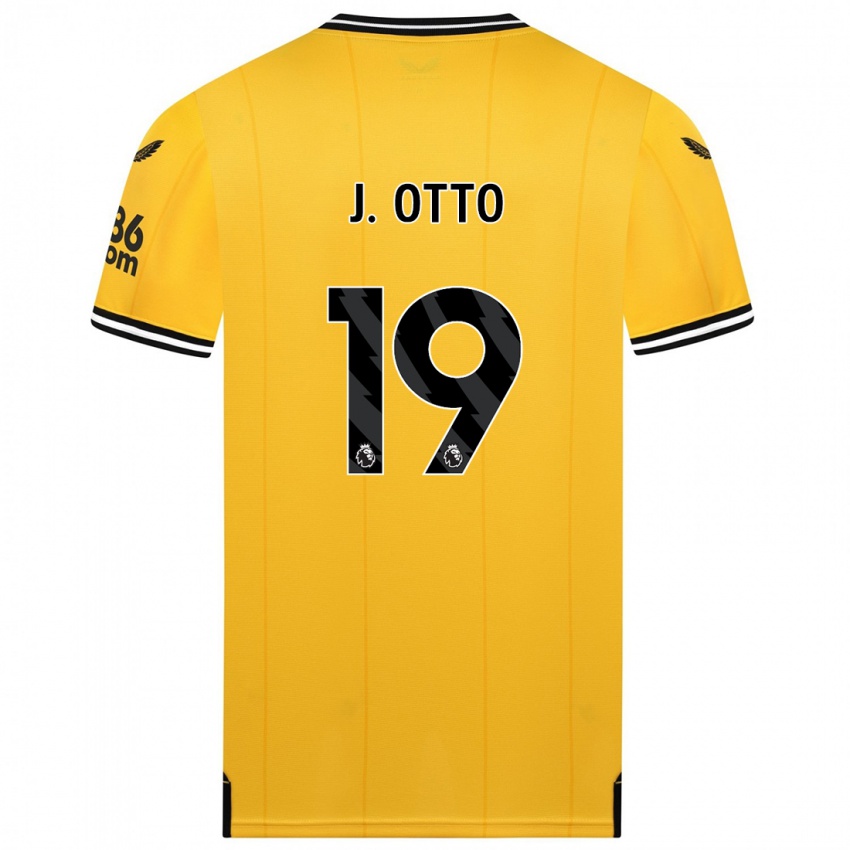 Hombre Camiseta Jonny Otto #19 Amarillo 1ª Equipación 2023/24 La Camisa Argentina