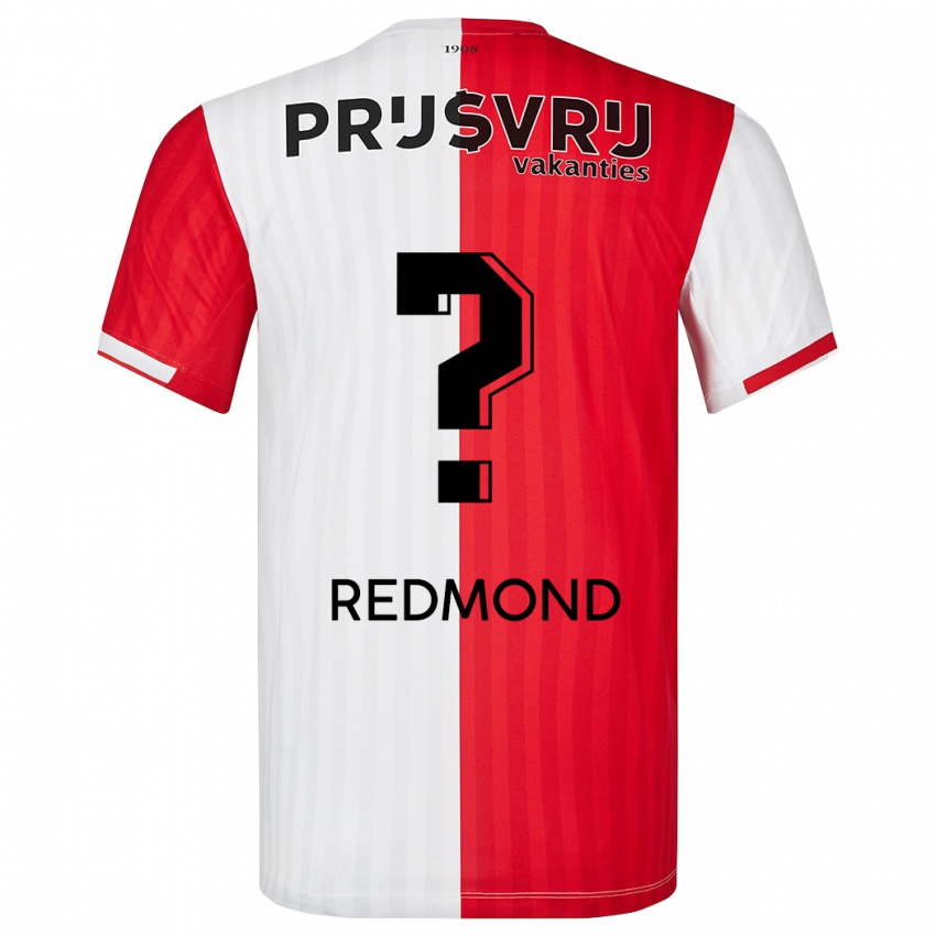 Hombre Camiseta Zepiqueno Redmond #0 Rojo Blanco 1ª Equipación 2023/24 La Camisa Argentina