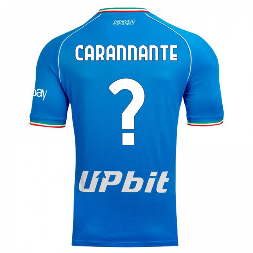 Hombre Camiseta Lorenzo Carannante #0 Cielo Azul 1ª Equipación 2023/24 La Camisa Argentina