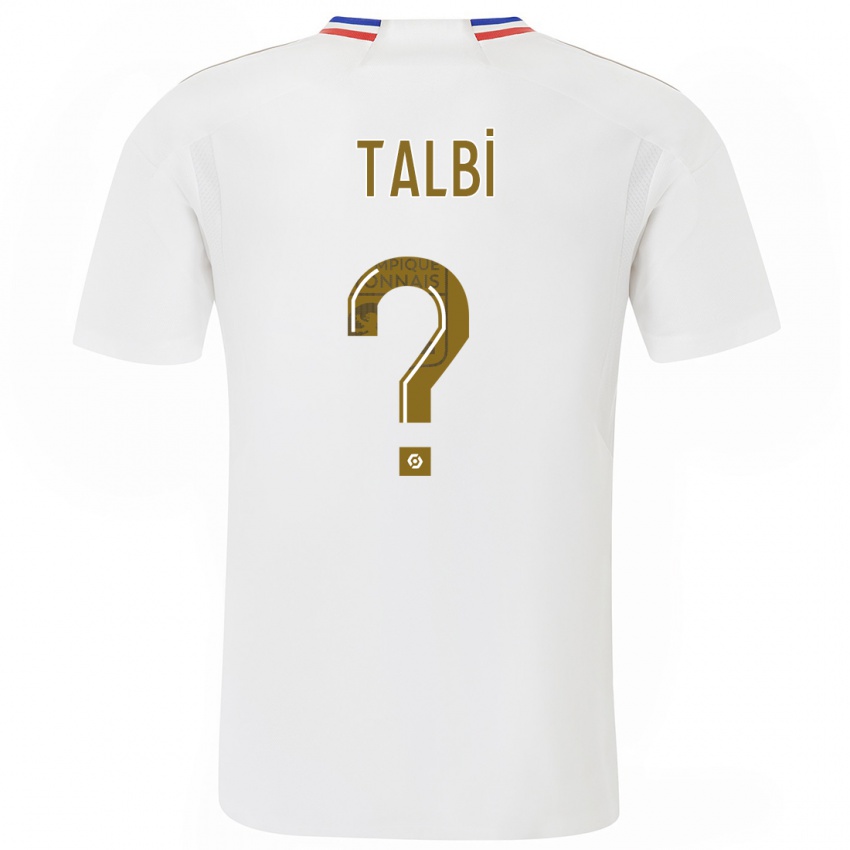 Hombre Camiseta Ryad Talbi #0 Blanco 1ª Equipación 2023/24 La Camisa Argentina