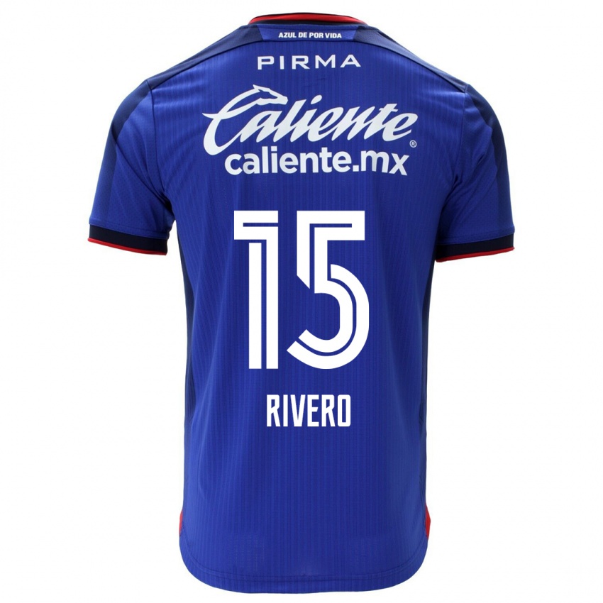Hombre Camiseta Ignacio Rivero #15 Azul 1ª Equipación 2023/24 La Camisa Argentina