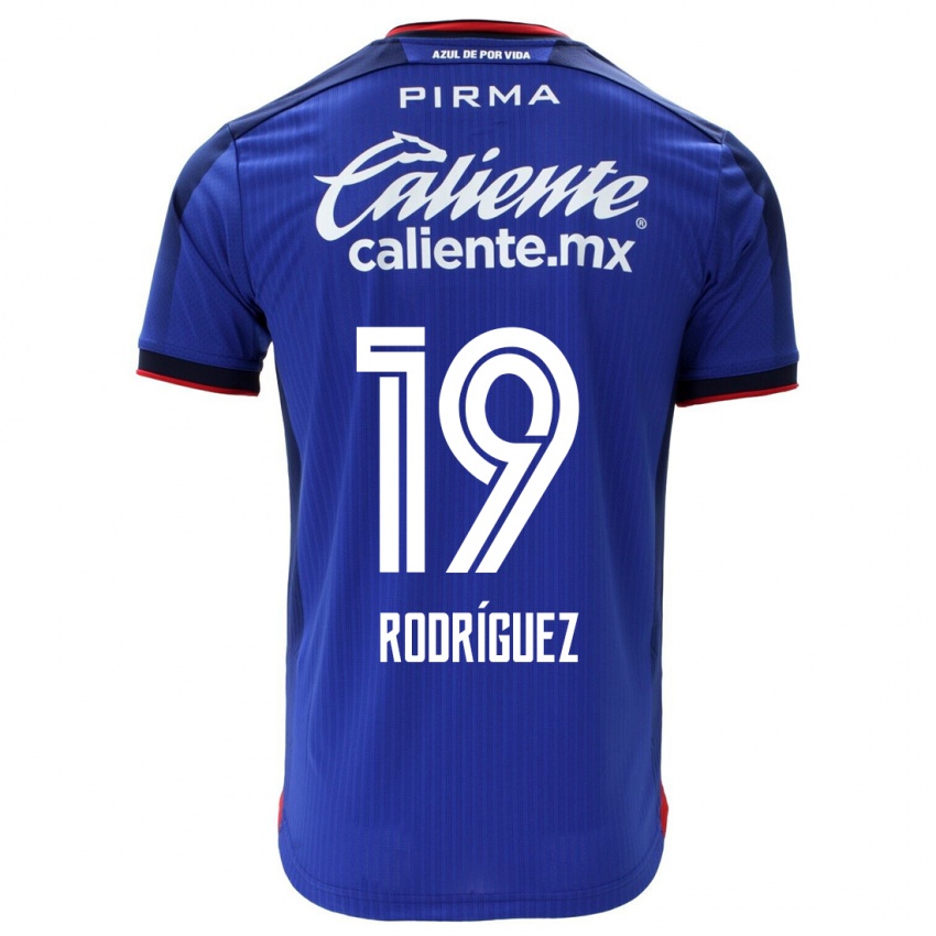 Hombre Camiseta Carlos Rodriguez #19 Azul 1ª Equipación 2023/24 La Camisa Argentina