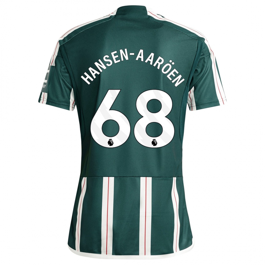 Hombre Camiseta Isak Hansen-Aaröen #68 Verde Oscuro 2ª Equipación 2023/24 La Camisa Argentina