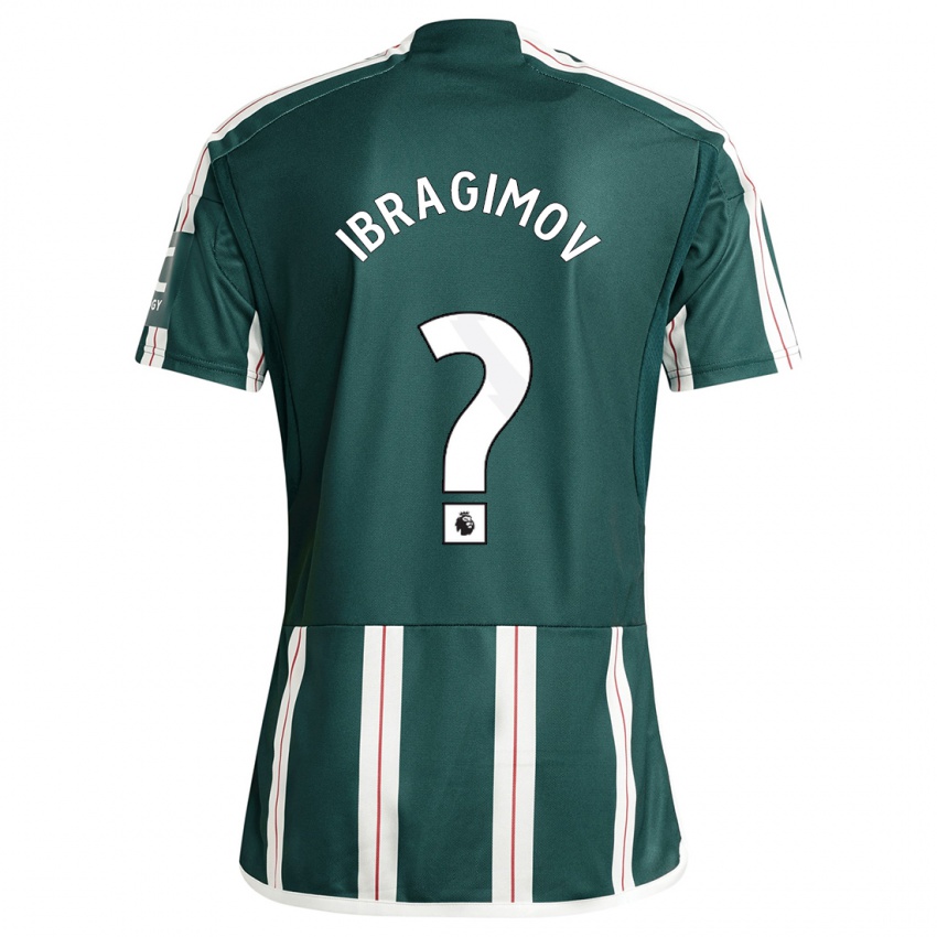 Hombre Camiseta Amir Ibragimov #0 Verde Oscuro 2ª Equipación 2023/24 La Camisa Argentina