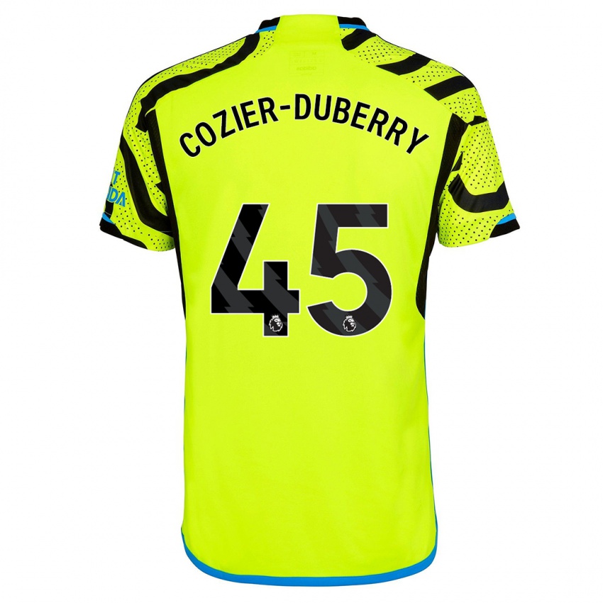 Hombre Camiseta Amario Cozier-Duberry #45 Amarillo 2ª Equipación 2023/24 La Camisa Argentina