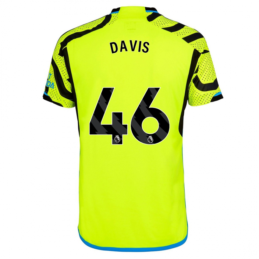 Hombre Camiseta Timi Davis #46 Amarillo 2ª Equipación 2023/24 La Camisa Argentina
