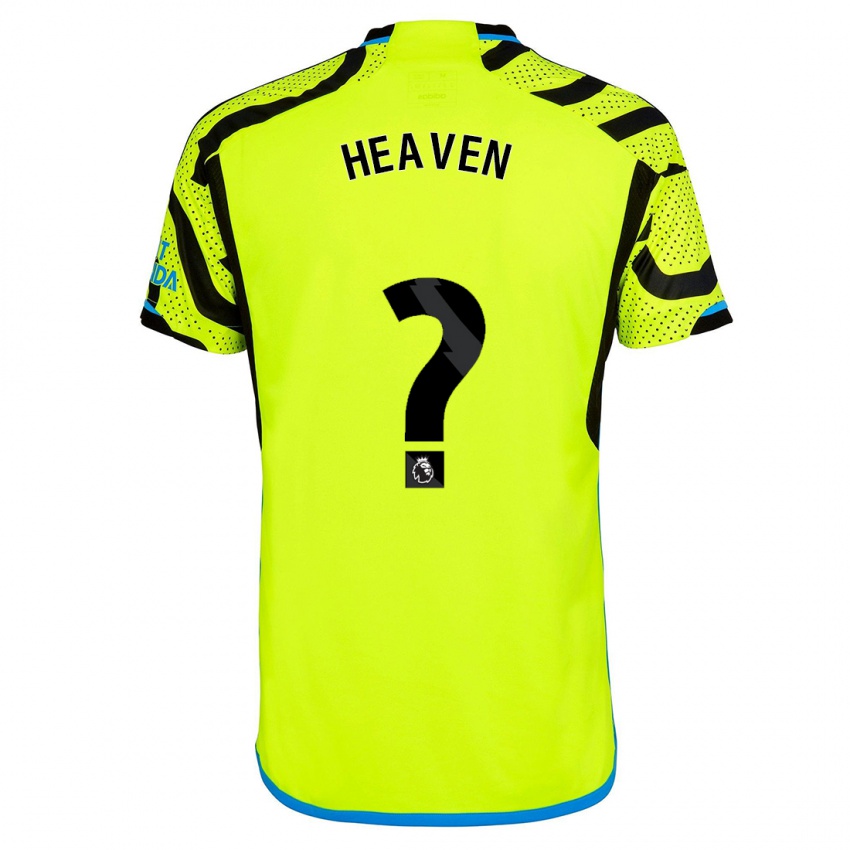 Hombre Camiseta Ayden Heaven #0 Amarillo 2ª Equipación 2023/24 La Camisa Argentina