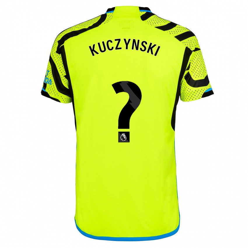 Hombre Camiseta Max Kuczynski #0 Amarillo 2ª Equipación 2023/24 La Camisa Argentina