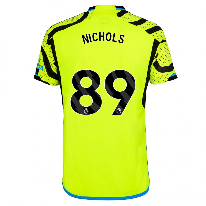 Hombre Camiseta Josh Nichols #89 Amarillo 2ª Equipación 2023/24 La Camisa Argentina