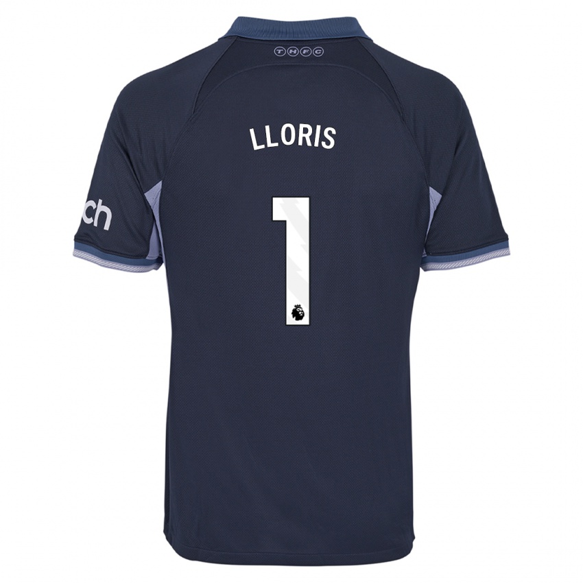 Hombre Camiseta Hugo Lloris #1 Azul Oscuro 2ª Equipación 2023/24 La Camisa Argentina