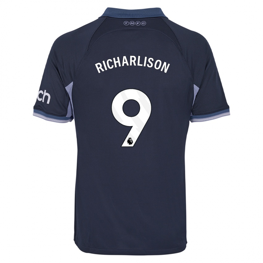 Hombre Camiseta Richarlison #9 Azul Oscuro 2ª Equipación 2023/24 La Camisa Argentina