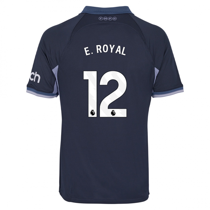 Hombre Camiseta Emerson Royal #12 Azul Oscuro 2ª Equipación 2023/24 La Camisa Argentina