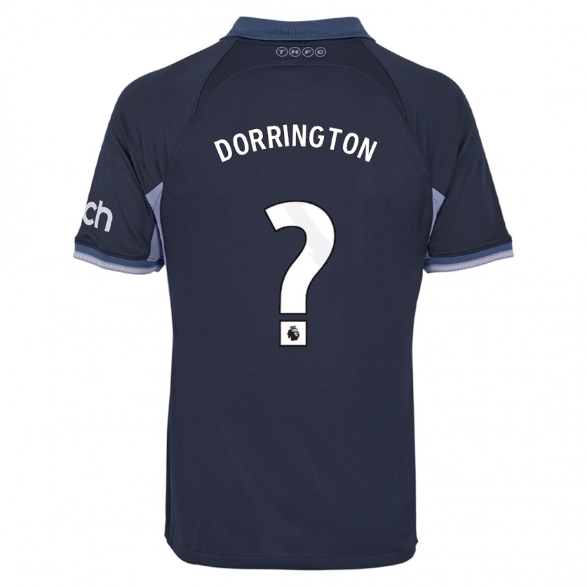 Hombre Camiseta Alfie Dorrington #0 Azul Oscuro 2ª Equipación 2023/24 La Camisa Argentina