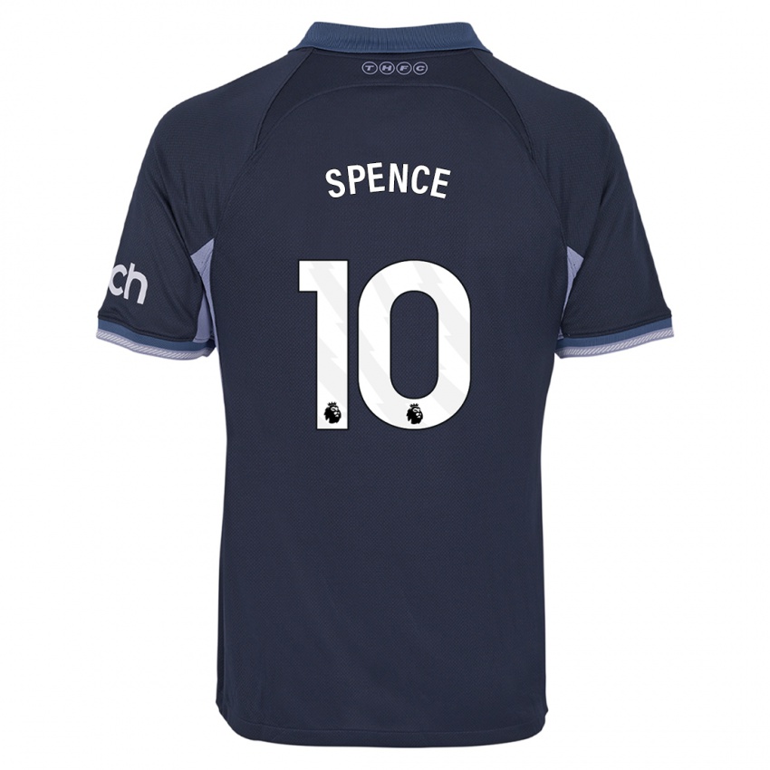 Hombre Camiseta Drew Spence #10 Azul Oscuro 2ª Equipación 2023/24 La Camisa Argentina
