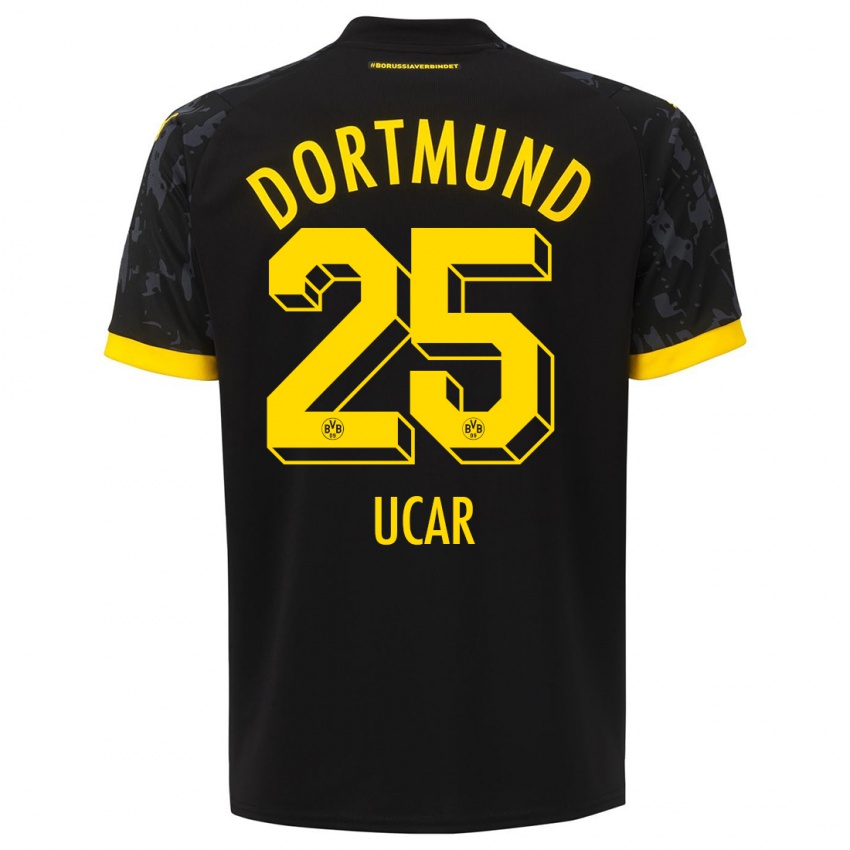 Hombre Camiseta Leys Ucar #25 Negro 2ª Equipación 2023/24 La Camisa Argentina