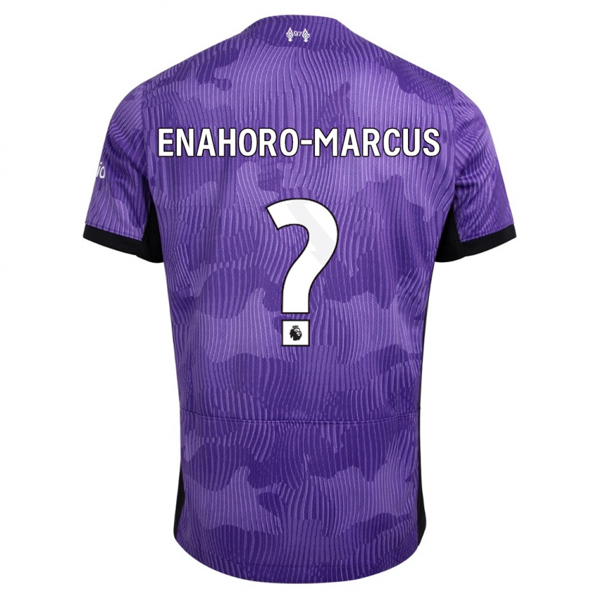 Hombre Camiseta Louis Enahoro-Marcus #0 Púrpura Equipación Tercera 2023/24 La Camisa Argentina