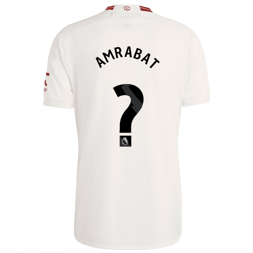 Hombre Camiseta Sofyan Amrabat #0 Blanco Equipación Tercera 2023/24 La Camisa Argentina