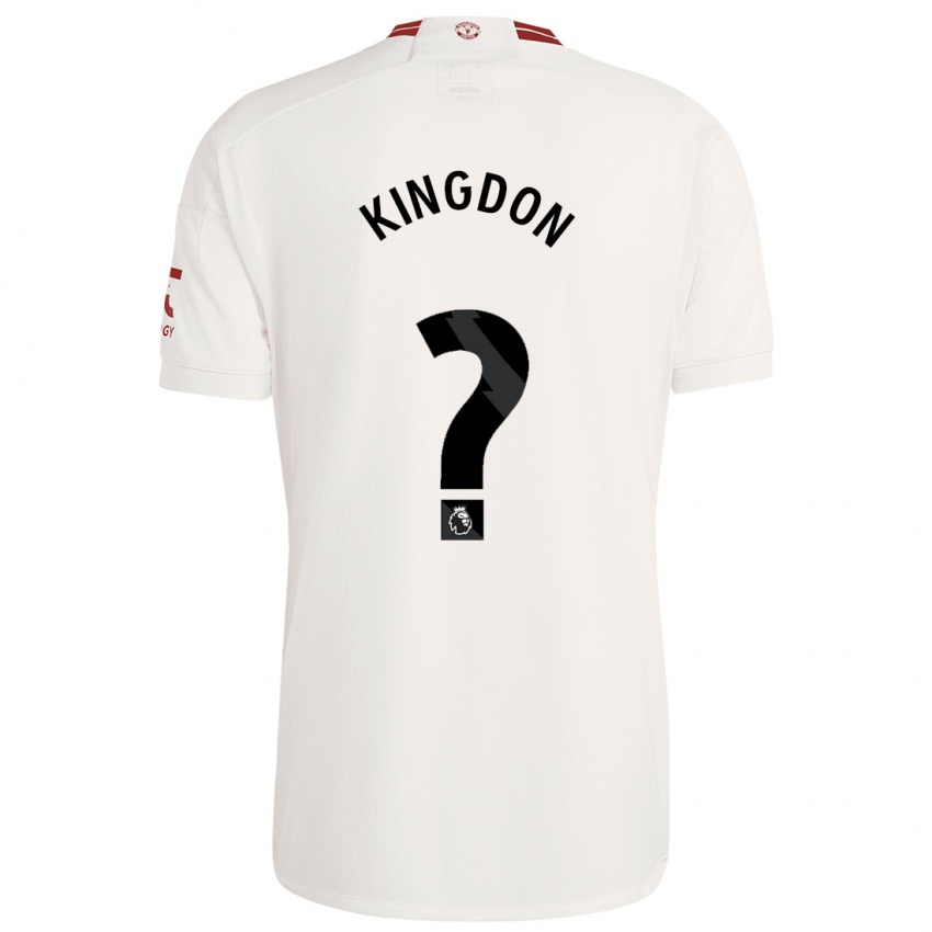 Hombre Camiseta Jack Kingdon #0 Blanco Equipación Tercera 2023/24 La Camisa Argentina