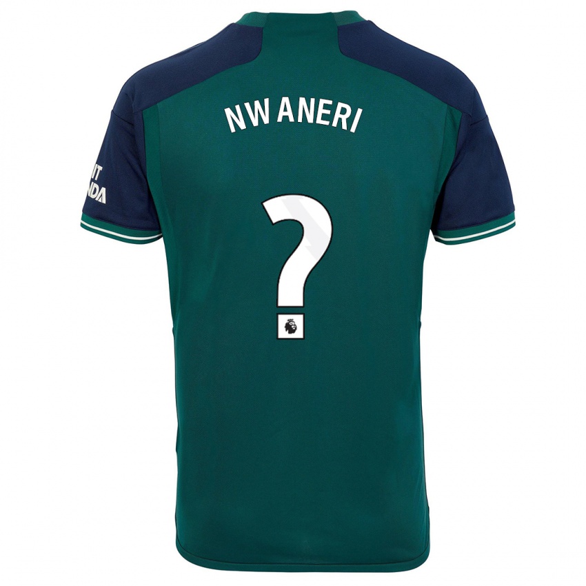 Hombre Camiseta Ethan Nwaneri #0 Verde Equipación Tercera 2023/24 La Camisa Argentina