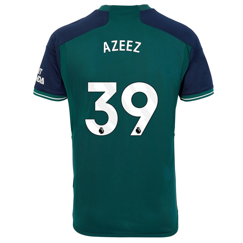Hombre Camiseta Miguel Azeez #39 Verde Equipación Tercera 2023/24 La Camisa Argentina